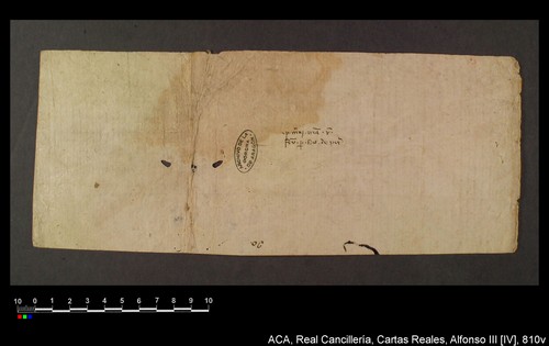 Cancillería,cartas_reales,Alfonso_IV,caja_6,nº810/ Mandato. (30-05-1329)