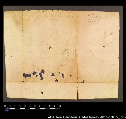 Cancillería,cartas_reales,Alfonso_IV,caja_1,nº30/ Mandato. (p.t. s. XIV)