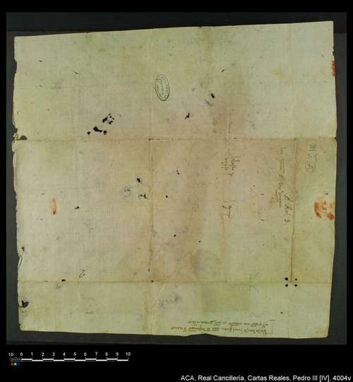 Imagen de Canciller&iacute;a, cartas reales, Pedro IV, caja 30, n&ordm;4004/ Correspondencia. ([...]