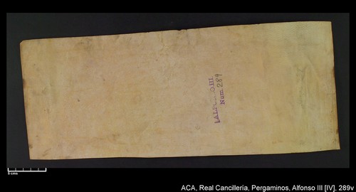 Cancillería,pergaminos,Alfonso_IV,carp.220,nº289/ Mandato. (21-2-1329)