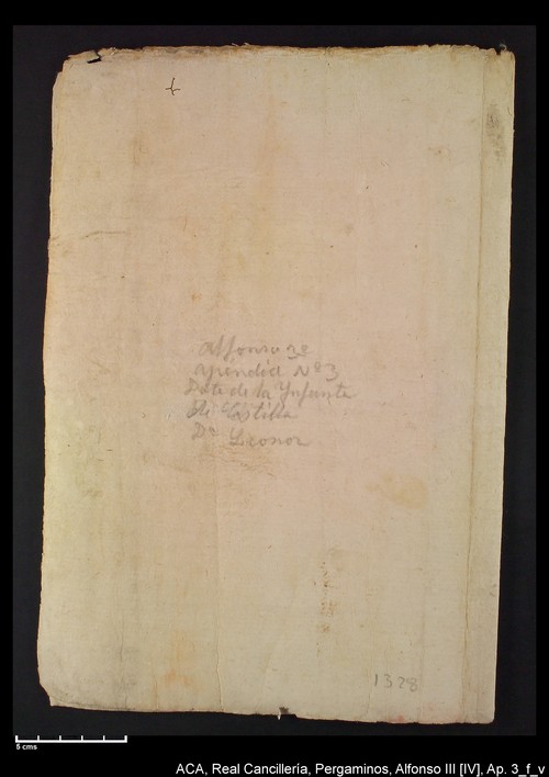 Cancillería,pergaminos,Alfonso_IV,carp.234,apéndice_nº3/ Carta de dote. (1-2-1329)