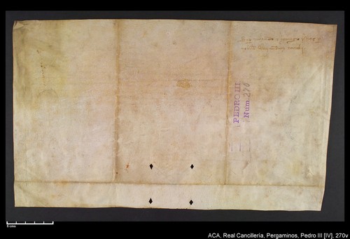 Cancillería,pergaminos,Pedro_IV,carp.240,nº270/ Época de Pedro IV. (25-04-1337)