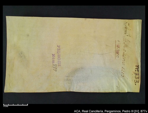 Cancillería,pergaminos,Pedro_IV,carp.253,nº877/ Época de Pedro IV. (3-08-1344)