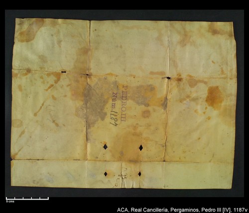 Cancillería,pergaminos,Pedro_IV,carp.259,nº1187/ Época de Pedro IV. (7-05-1346)