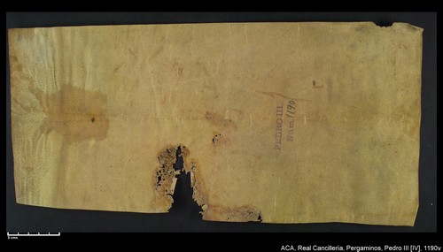 Cancillería,pergaminos,Pedro_IV,carp.259,nº1190/ Época de Pedro IV. (23-05-1346)