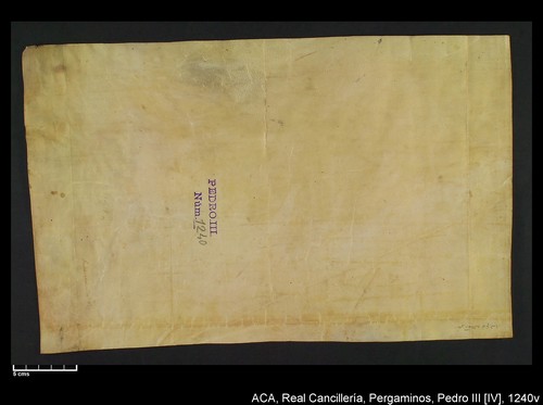 Cancillería,pergaminos,Pedro_IV,carp.260,nº1240/ Época de Pedro IV. (24-03-1346)