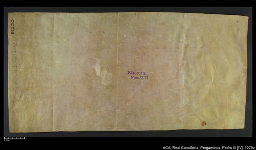 Cancillería,pergaminos,Pedro_IV,carp.261,nº1279/ Época de Pedro IV. (13-07-1347)