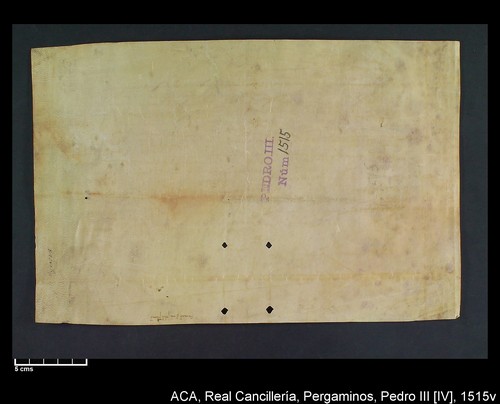 Cancillería,pergaminos,Pedro_IV,carp.266,nº1515/ Época de Pedro IV. (6-03-1349)