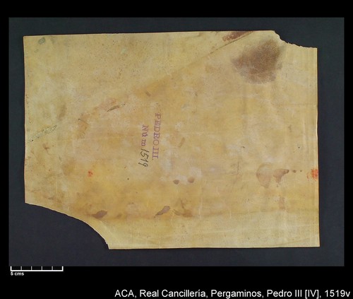 Cancillería,pergaminos,Pedro_IV,carp.266,nº1519/ Época de Pedro IV. (9-04-1350)