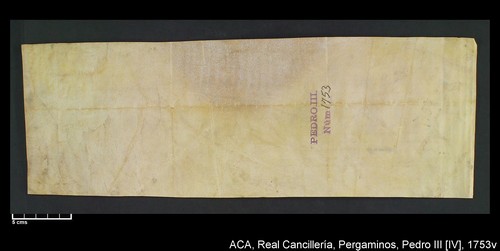 Cancillería,pergaminos,Pedro_IV,carp.271,nº1753/ Época de Pedro IV. (7-02-1353)