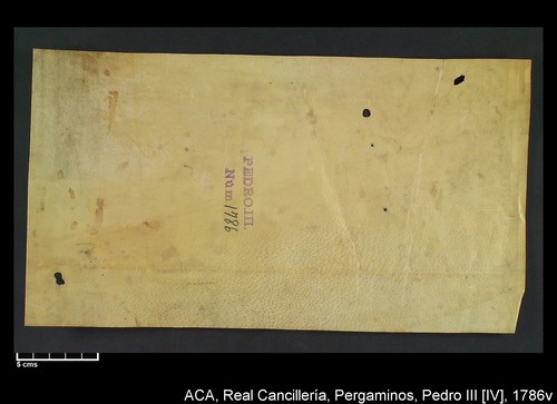 Cancillería,pergaminos,Pedro_IV,carp.271,nº1786/ Época de Pedro IV. (20-06-1353)