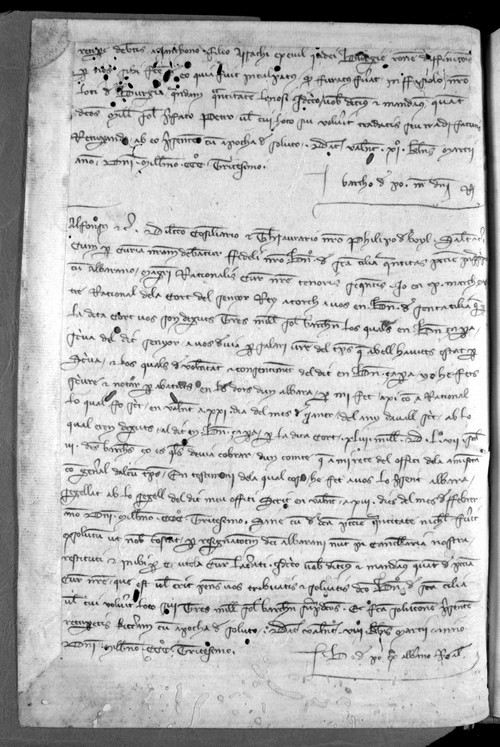 Cancillería,registros,nº443,fol.15-15v/ Mandato. (19-2-1330)