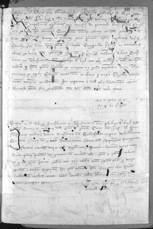 Cancillería,registros,nº443,fol.111/ Mandato. (22-6-1331)