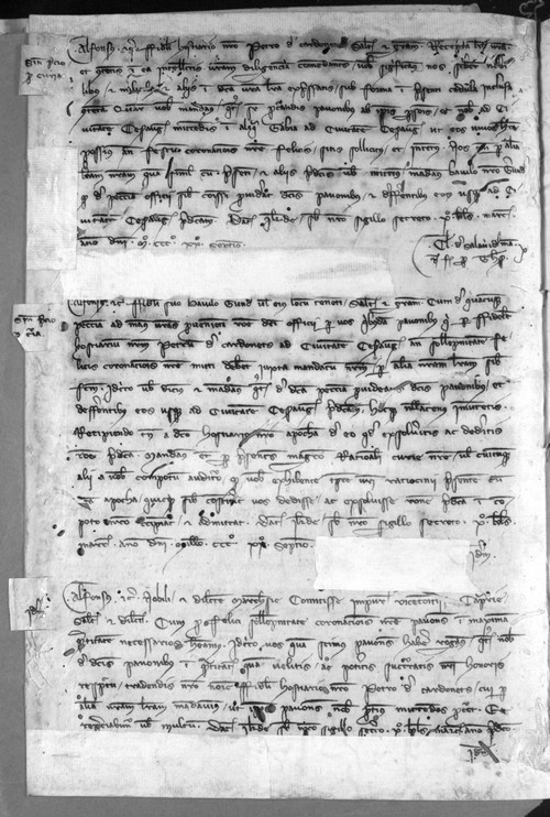 Cancillería,registros,nº490,fol.40v/ Mandato. (20-2-1328)