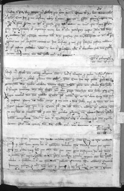 Cancillería,registros,nº490,fol.50/ Mandato. (1-3-1328)