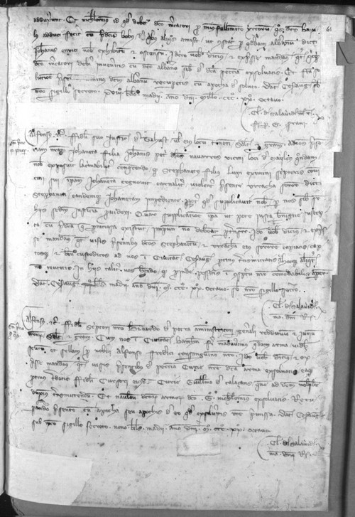 Cancillería,registros,nº490,fol.61/ Mandato. (21-4-1328)