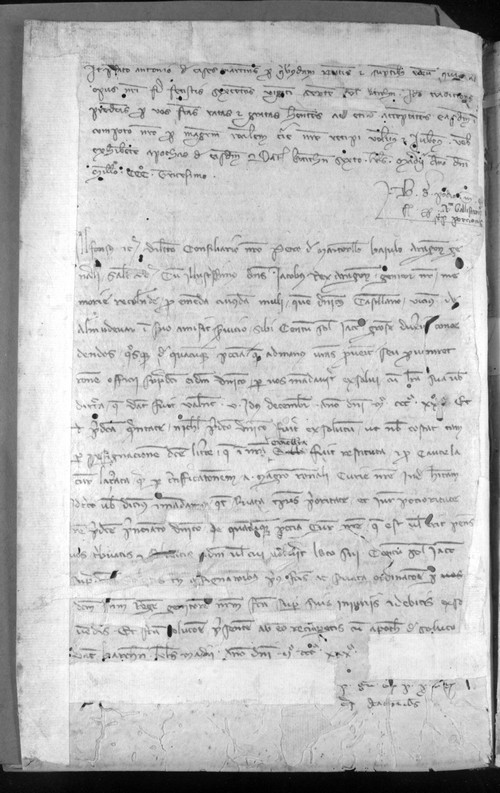 Cancillería,registros,nº495,fol.69v/ Mandato. (1-5-1330)