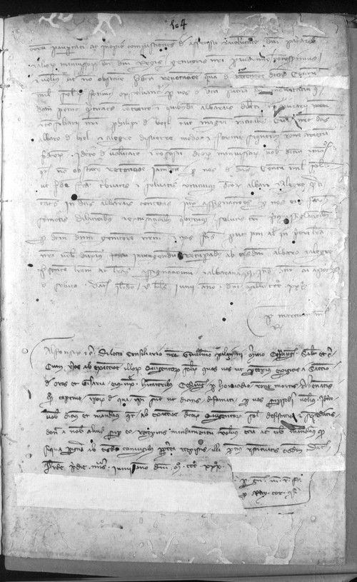 Cancillería,registros,nº495,fol.103v-104/ Mandato. (28-5-1330)