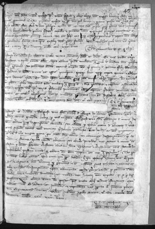 Cancillería,registros,nº536,fol.49/ Mandato. (11-3-1335)