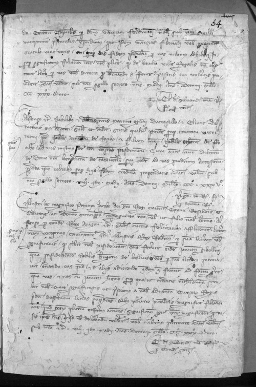 Cancillería,registros,nº536,fol.54/ Contrato matrimonial. (8-5-1335)