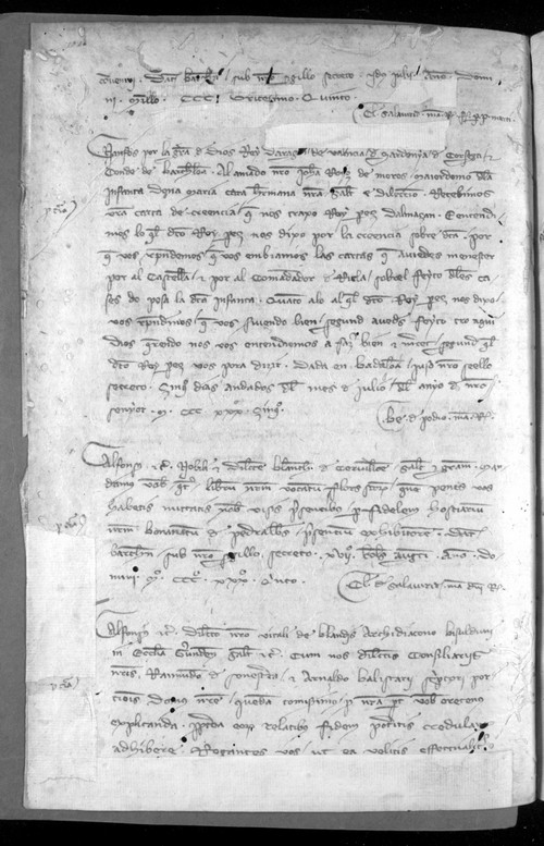 Cancillería,registros,nº536,fol.69v/ Correspondencia. (5-7-1335)