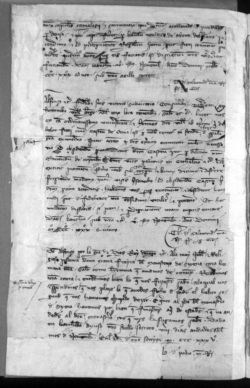 Cancillería,registros,nº536,fol.84v/ Correspondencia. (8-11-1335)