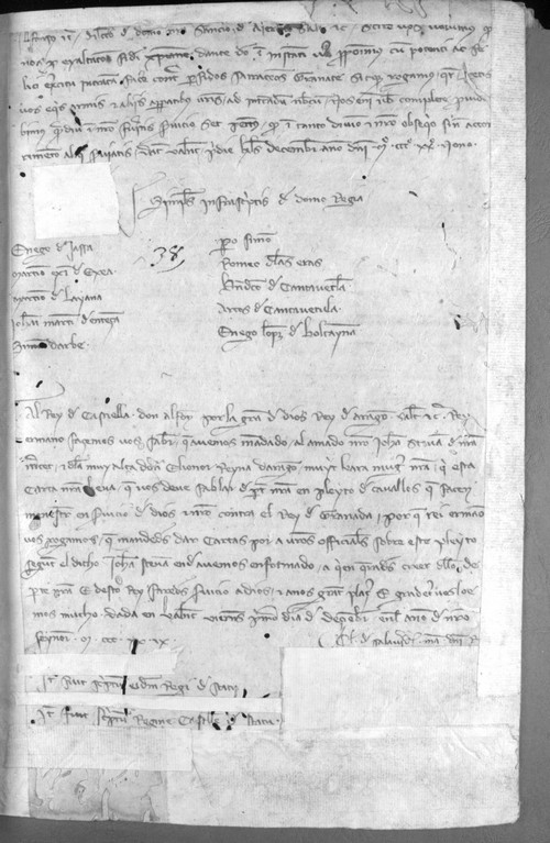 Cancillería,registros,nº541,(1ªnum.),fol.37r-38/ Mandato. (27-9-1329 - 30-9-1329)