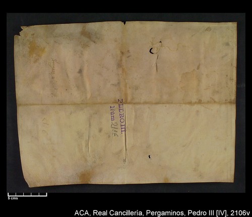 Imagen de Cancillería, pergaminos, Pedro IV, carp.278, nº2106/ Época de Pedr[...]