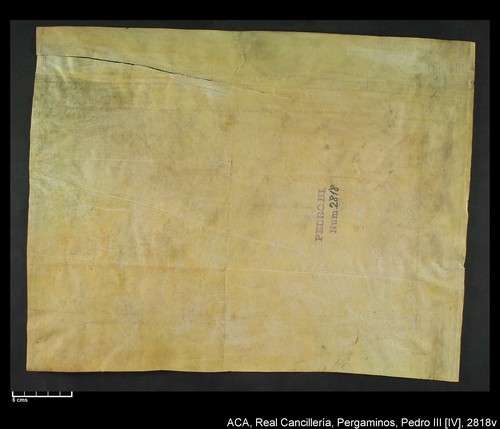 Cancillería,pergaminos,Pedro_IV,carp.292,nº2818/ Época de Pedro IV. (16-05-1376)