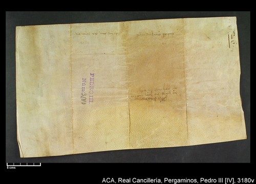 Cancillería,pergaminos,Pedro_IV,carp.299,nº3180/ Época de Pedro IV. (12-05-1383)