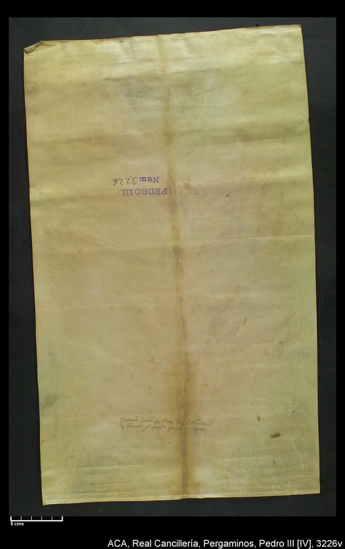 Cancillería,pergaminos,Pedro_IV,carp.300,nº3226/ Época de Pedro IV. (4-11-1383)