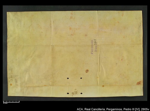 Cancillería,pergaminos,Pedro_IV,carp.294,nº2905/ Época de Pedro IV. (7-07-1378)
