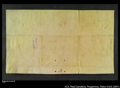 Cancillería,pergaminos,Pedro_IV,carp.294,nº2907/ Época de Pedro IV. (7-07-1378)