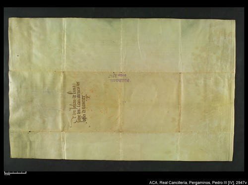 Cancillería,pergaminos,Pedro_IV,carp.294,nº2947/ Época de Pedro IV. (5-11-1379)
