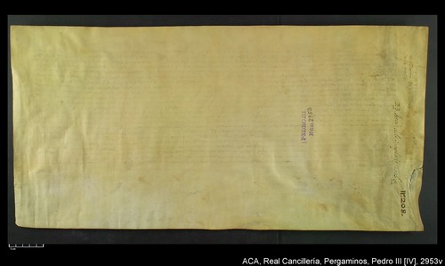 Cancillería,pergaminos,Pedro_IV,carp.295,nº2953/ Época de Pedro IV. (23-12-1379)