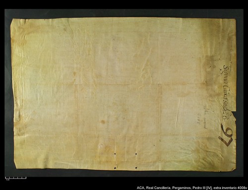 Cancillería,pergaminos,Pedro_IV,carp.303,extrainventario,nº4008/ Época de Pedro IV. (27-01-1380)