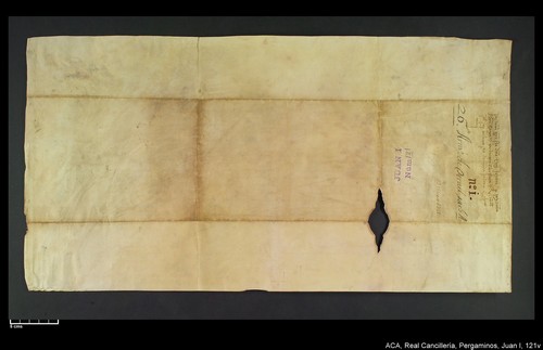 Cancillería,pergaminos,Juan_I,carp.309,nº121/ Época de Juan I. (19-03-1388)