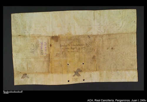 Cancillería,pergaminos,Juan_I,carp.311,nº249/ Época de Juan I. (10-12-1390)