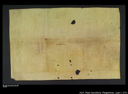 Cancillería,pergaminos,Juan_I,carp.313,nº311/ Época de Juan I. (27-11-1391)