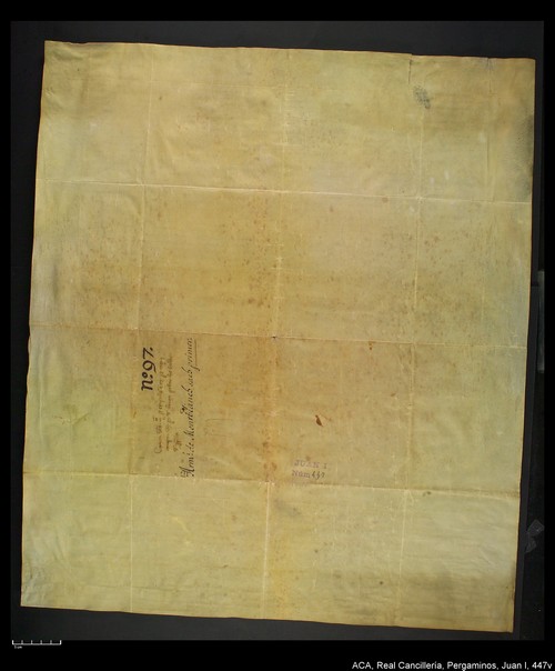 Cancillería,pergaminos,Juan_I,carp.315,nº447/ Época de Juan I. (26-09-1393)