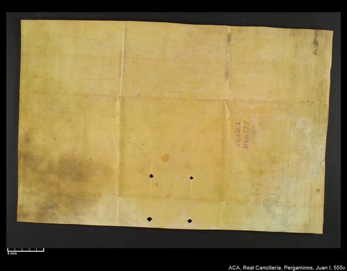 Cancillería,pergaminos,Juan_I,carp.318,nº555/ Época de Juan I. (13-02-1395)