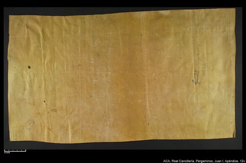 Cancillería,pergaminos,Juan_I,carp.320,apéndice_nº12/ Época de Juan I. (16-05-1393)
