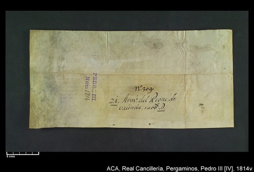 Cancillería,pergaminos,Pedro_IV,carp.272,nº1814/ Época de Pedro IV. (30-12-1353)