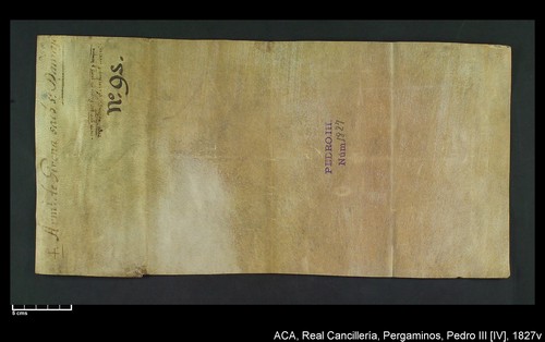 Cancillería,pergaminos,Pedro_IV,carp.272,nº1827/ Época de Pedro IV. (26-11-1353)