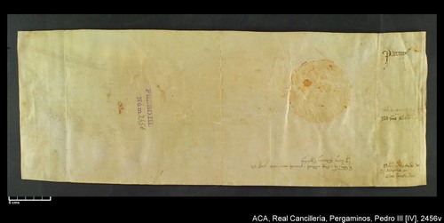 Cancillería,pergaminos,Pedro_IV,carp.285,nº2456/ Época de Pedro IV. (4-06-1366)