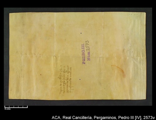 Cancillería,pergaminos,Pedro_IV,carp.287,nº2573/ Época de Pedro IV. (18-07-1369)
