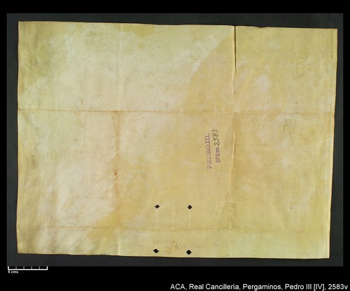 Cancillería,pergaminos,Pedro_IV,carp.287,nº2583/ Época de Pedro IV. (24-09-1369)