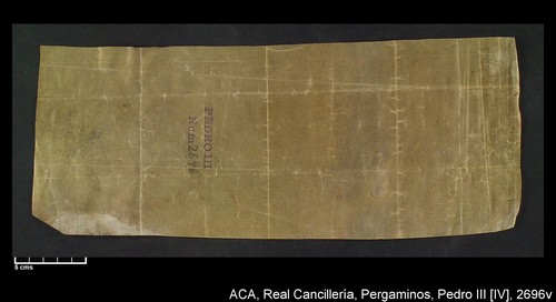 Cancillería,pergaminos,Pedro_IV,carp.289,nº2696/ Época de Pedro IV. (2-02-1373)
