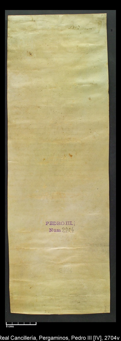Cancillería,pergaminos,Pedro_IV,carp.290,nº2704/ Época de Pedro IV. (21-02-1373)