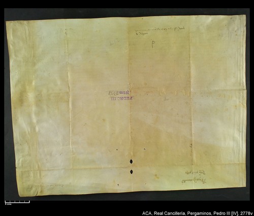 Cancillería,pergaminos,Pedro_IV,carp.291,nº2778/ Época de Pedro IV. (6-05-1375)